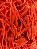 Scoubidou lisses fraise par 8