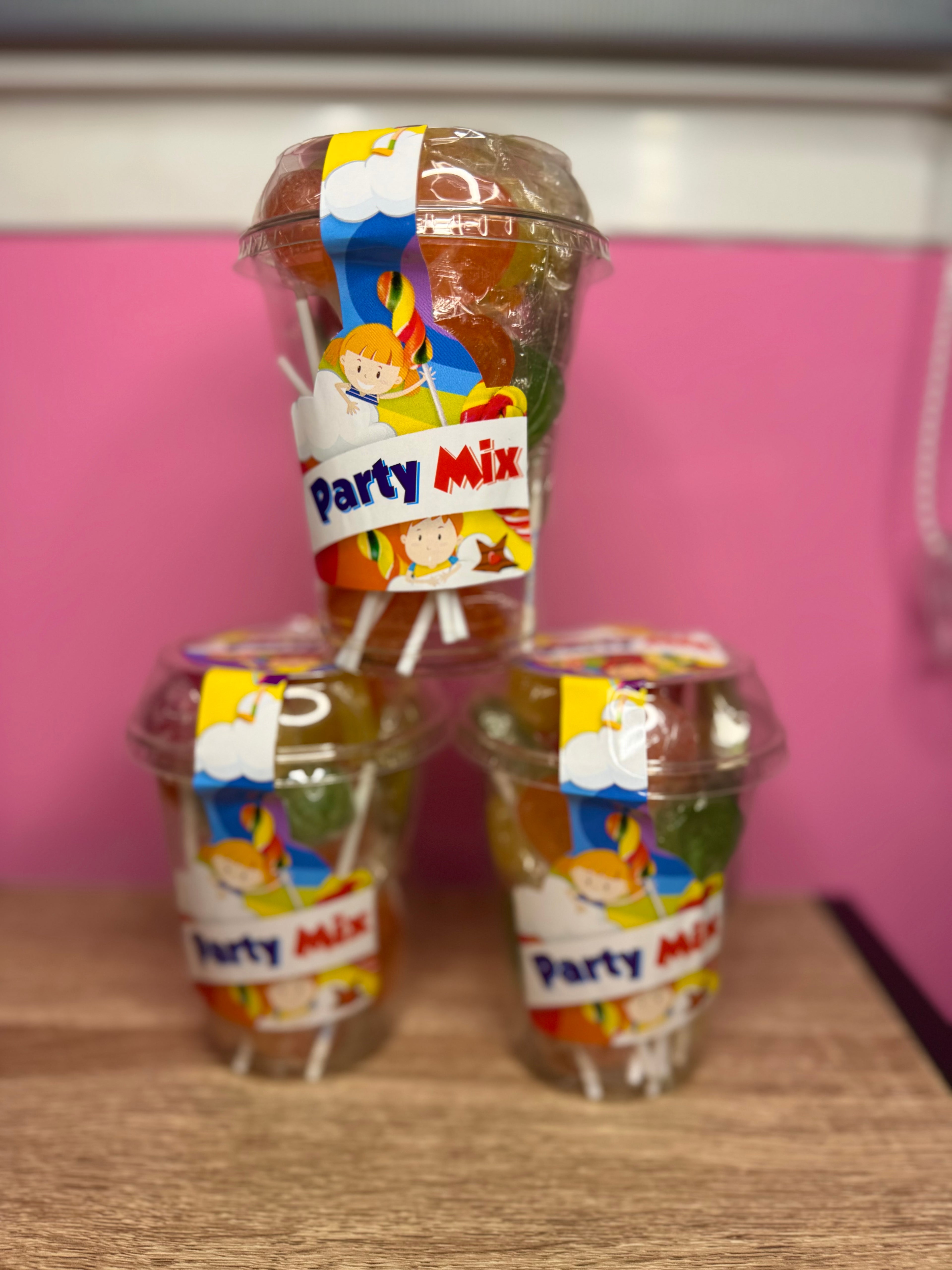 Boîte de sucettes party mix