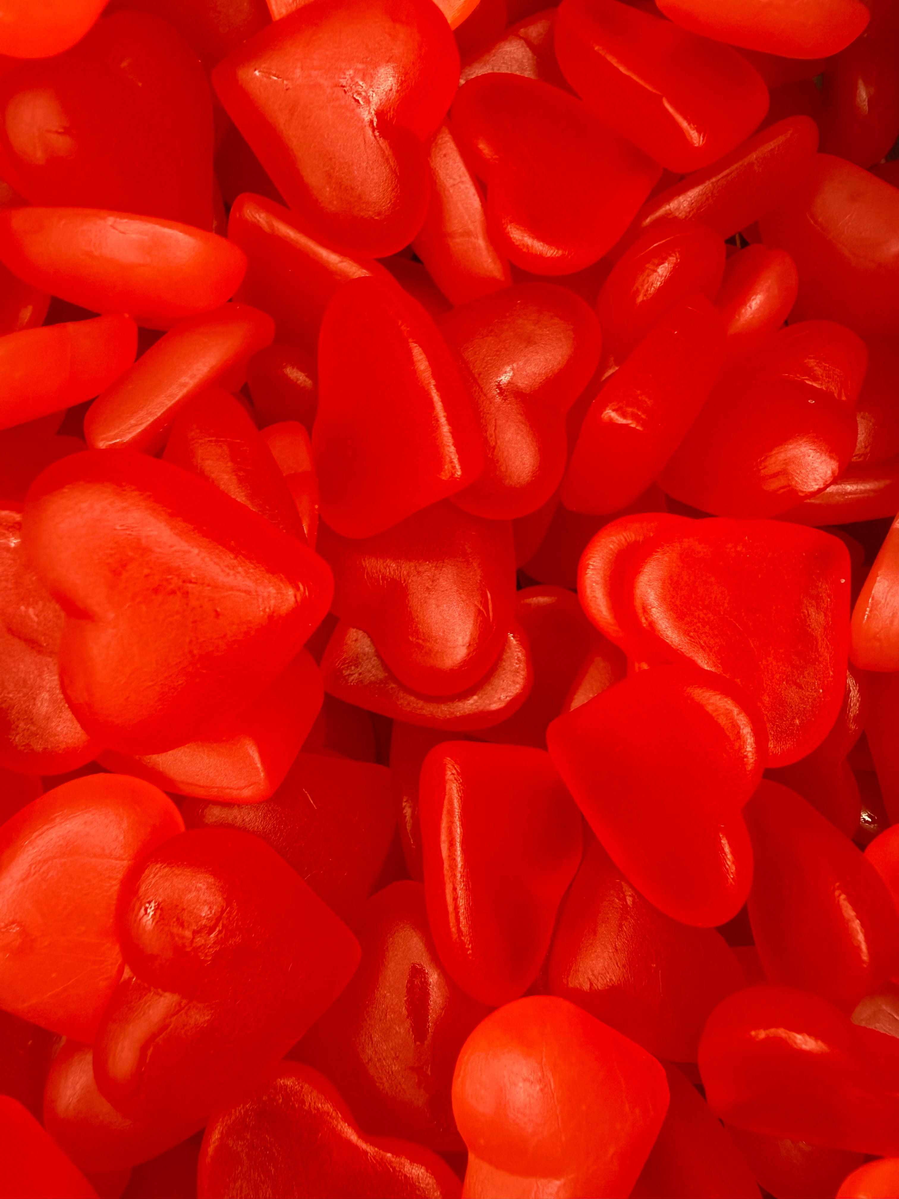 Cœur gélifié fraise